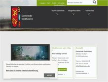 Tablet Screenshot of diekholzen.de